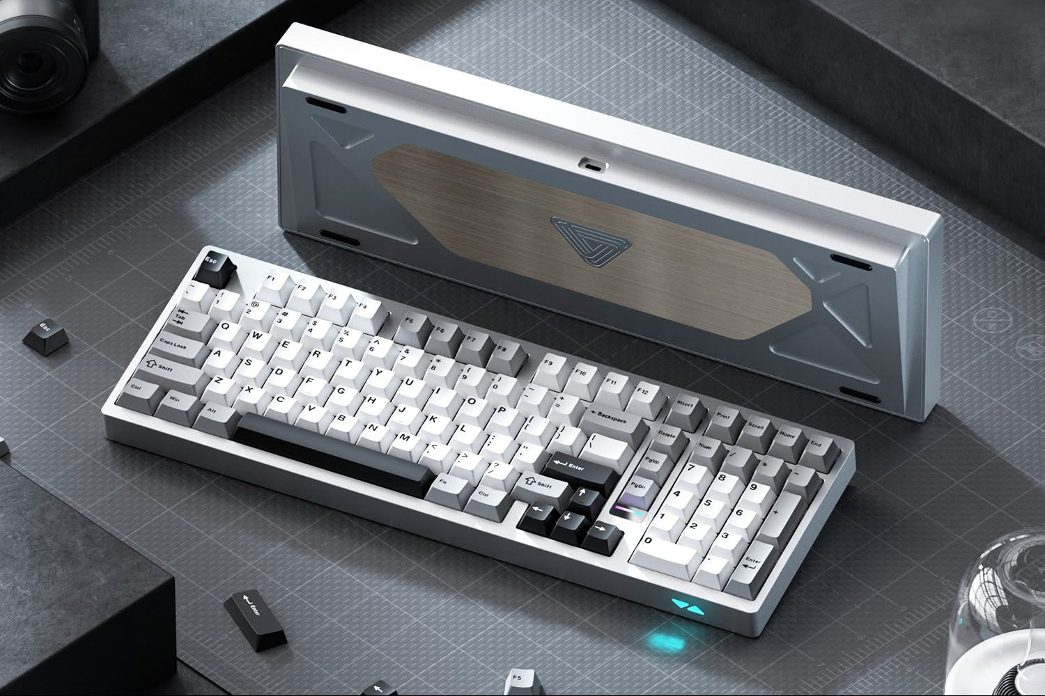 WK MAX102 Aluminium Wireless Mechanical Keyboard