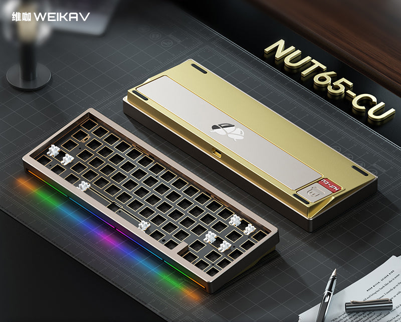 Nut 65-CU Copper Custom Mechanical Keyboard Kit