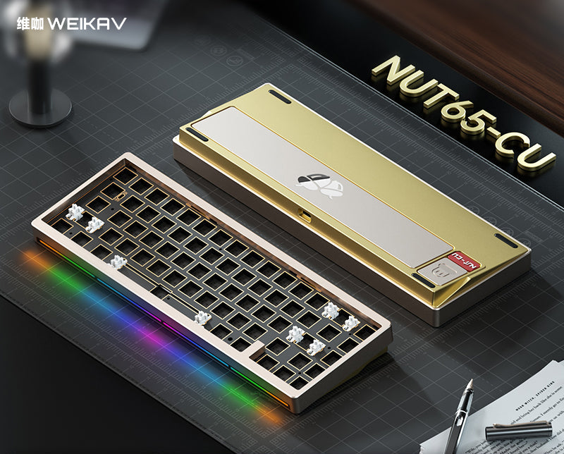 Nut 65-CU Copper Custom Mechanical Keyboard Kit