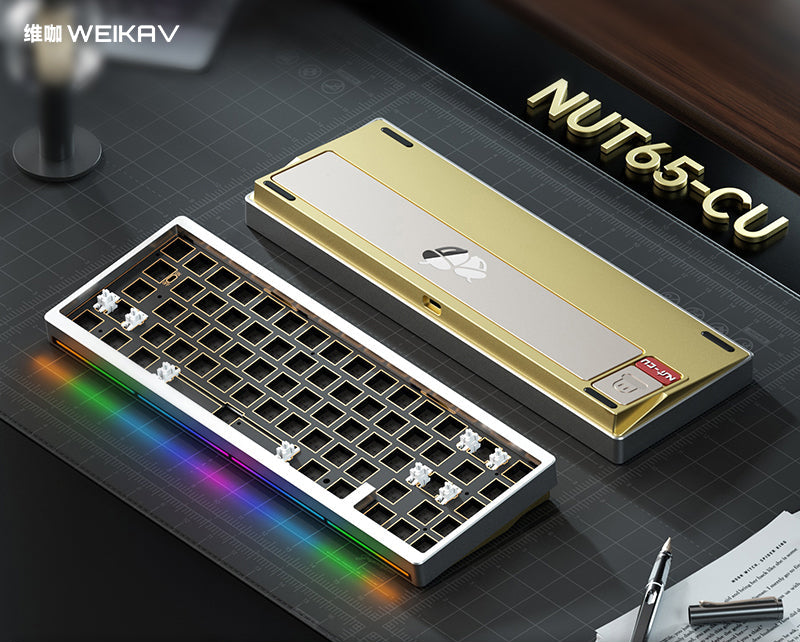 Nut 65-CU Copper Custom Mechanical Keyboard Kit