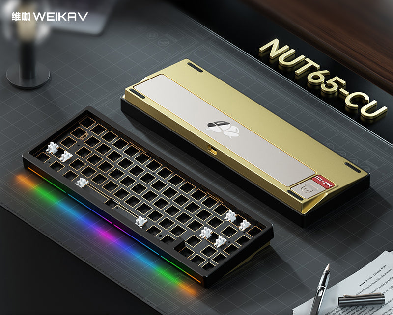 Nut 65-CU Copper Custom Mechanical Keyboard Kit