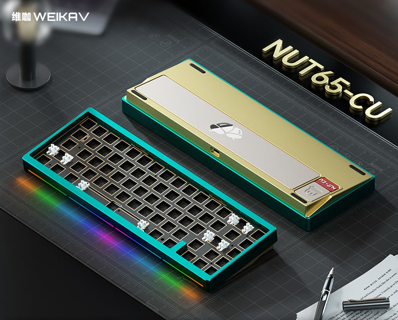 Nut 65-CU Copper Custom Mechanical Keyboard Kit