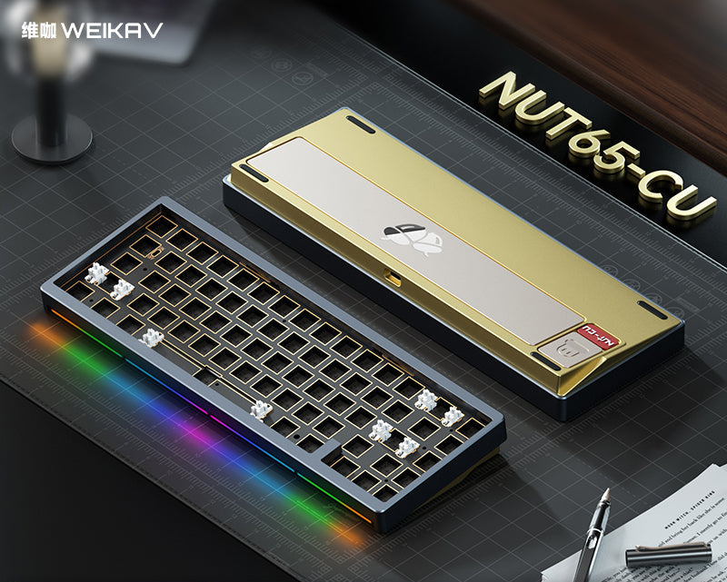 Nut 65-CU Copper Custom Mechanical Keyboard Kit