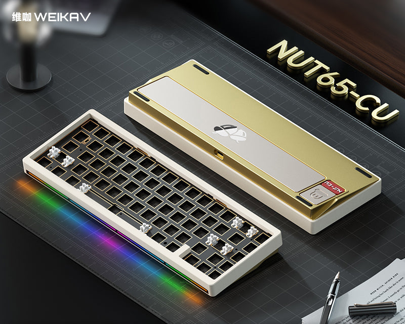 Nut 65-CU Copper Custom Mechanical Keyboard Kit